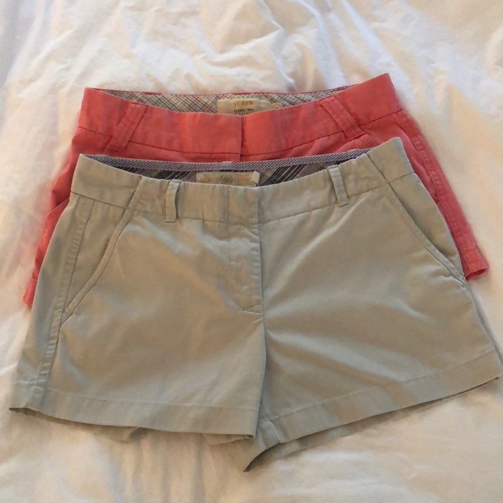 Set of two! JCrew chino shorts